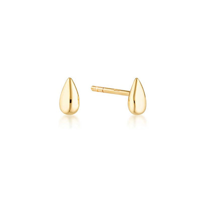 Linda Tahija Petal Stud Earrings, Gold or Silver