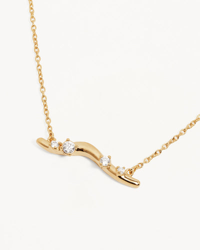 By Charlotte Chasing Tides Necklace, Gold