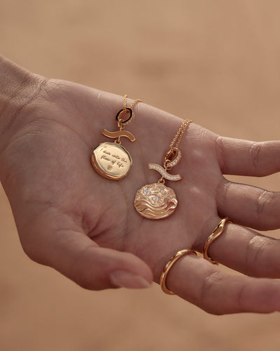 By Charlotte Flow of Life Necklace, Gold