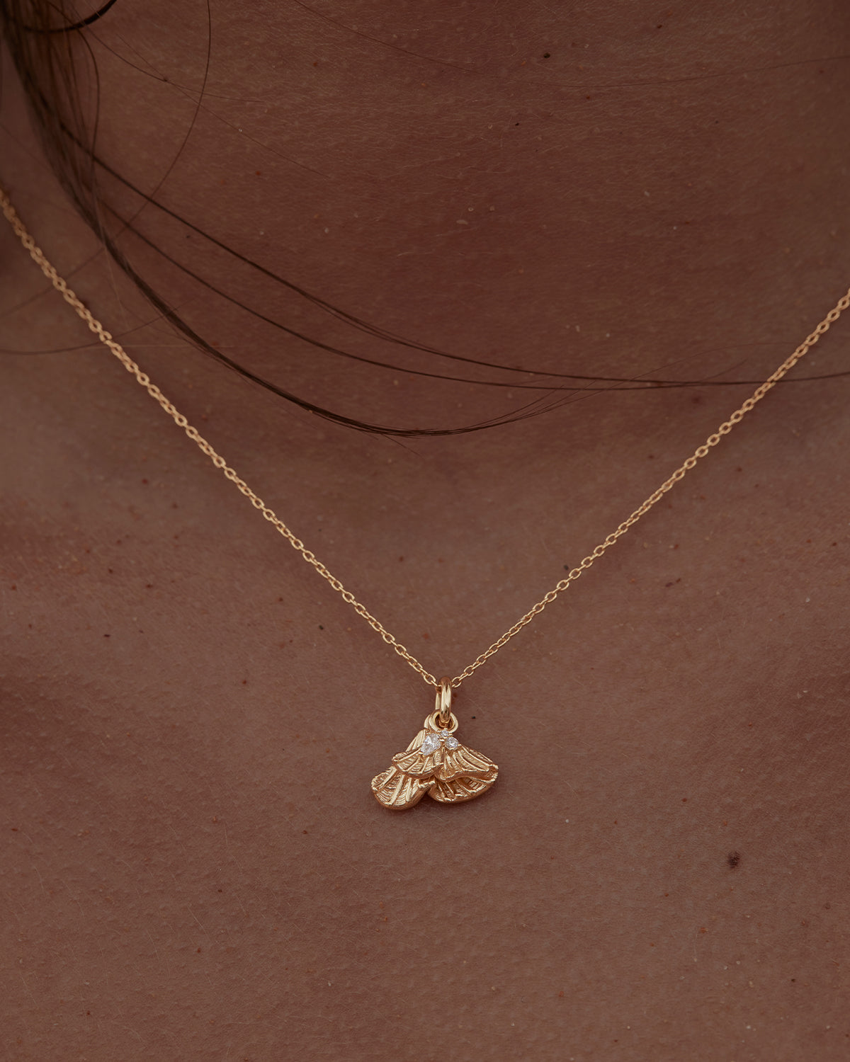 By Charlotte Ocean Whisper Necklace, Gold