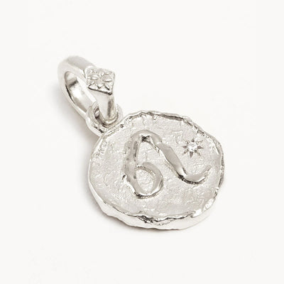 By Charlotte Cosmic Love Reversible Zodiac Pendant, Silver