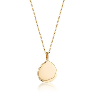 Linda Tahija Edge Necklace, Gold