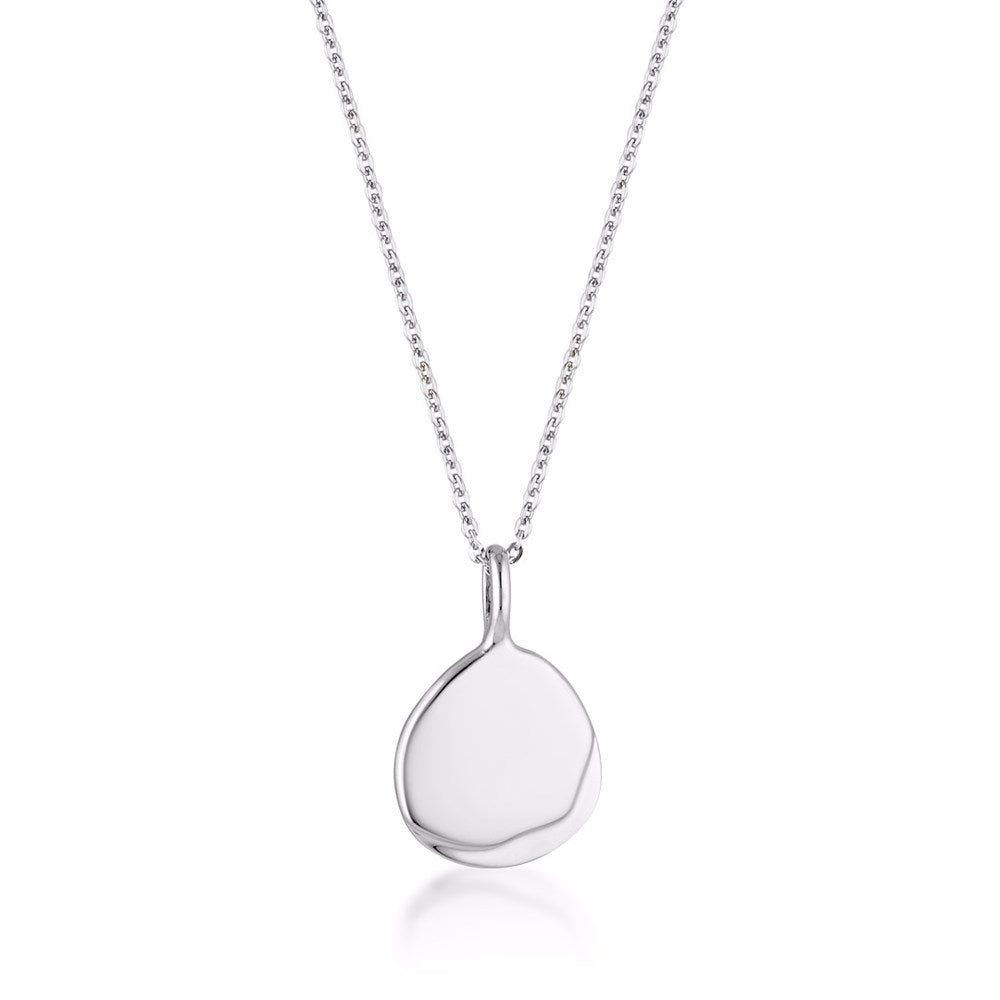 Linda Tahija Edge Necklace, Silver