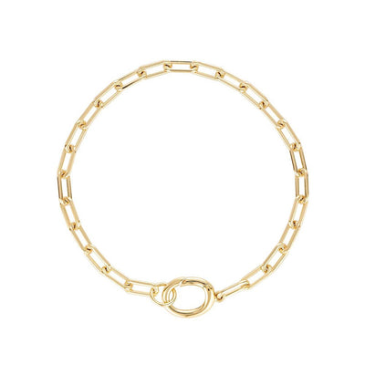 Linda Tahija Paperclip Bracelet, Gold or Silver