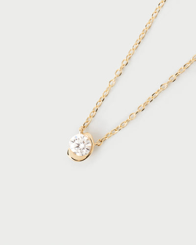 PD Paola Fine 18k Gold Diamond and Gold Delia Necklace