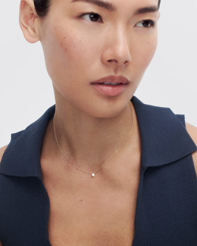 PD Paola Fine 18k Gold Diamond and Gold Delia Necklace