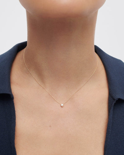 PD Paola Fine 18k Gold Diamond and Gold Delia Necklace