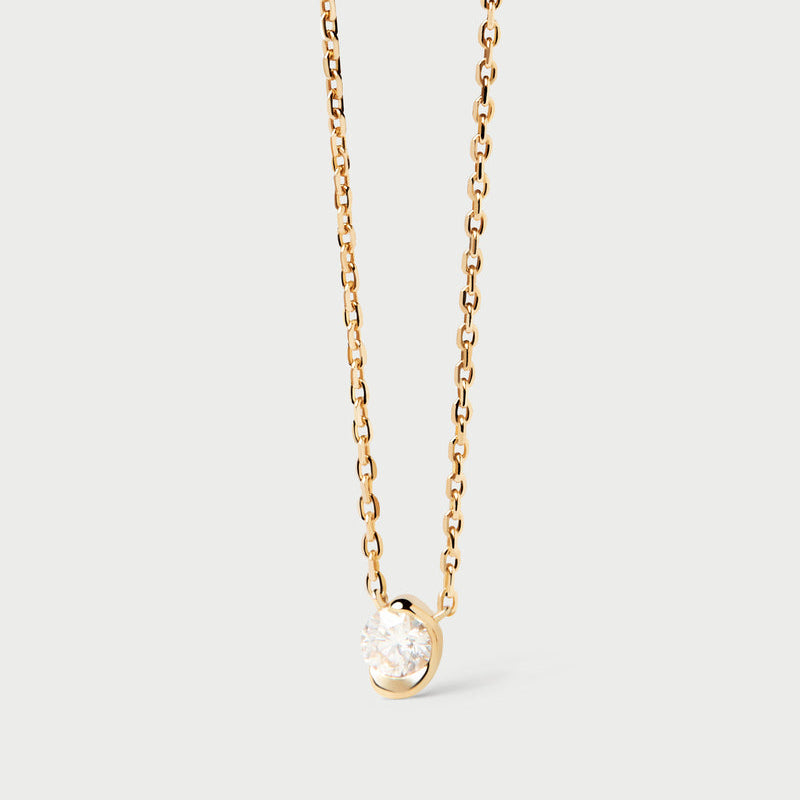 PD Paola Fine 18k Gold Diamond and Gold Delia Necklace