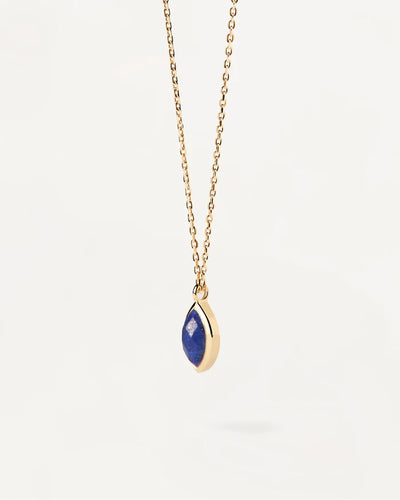 PD Paola Lapis Lazuli Nomad Necklace, Gold