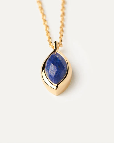 PD Paola Lapis Lazuli Nomad Necklace, Gold