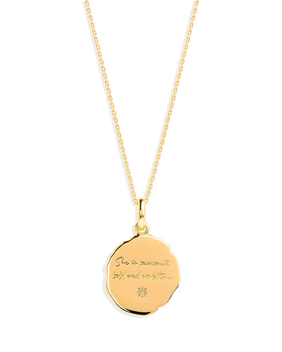 By Charlotte She Is Zodiac Necklace, Gold