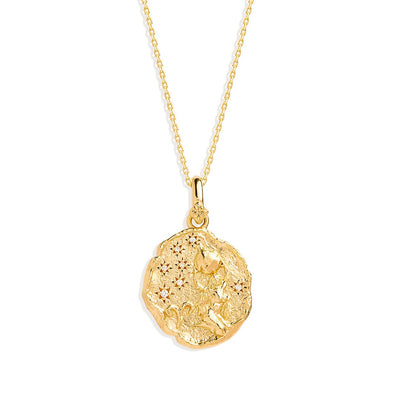 By Charlotte She Is Zodiac Necklace, Gold