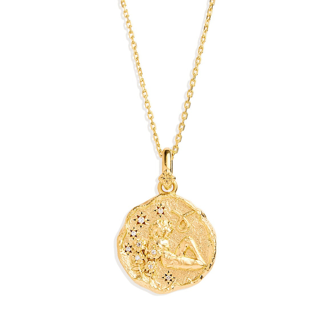 By Charlotte She Is Zodiac Necklace, Gold