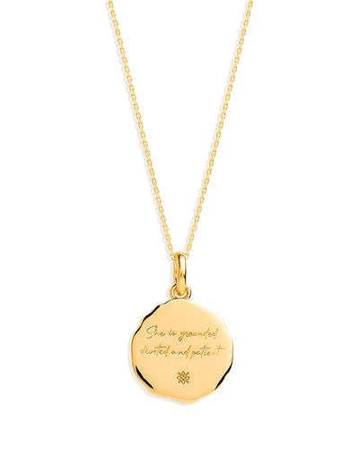 By Charlotte She Is Zodiac Necklace, Gold