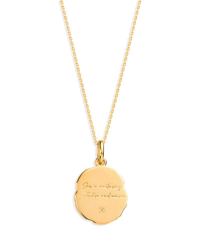 By Charlotte She Is Zodiac Necklace, Gold