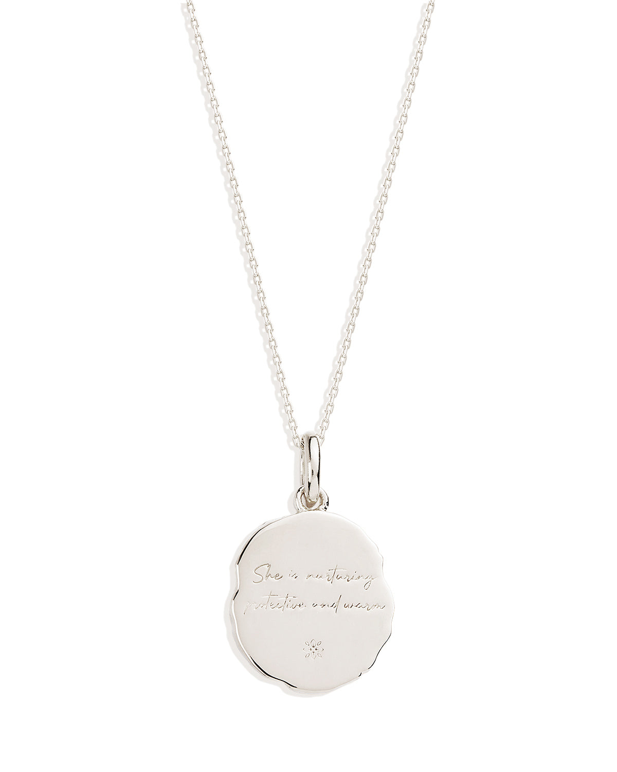 By Charlotte She Is Zodiac Necklace, Silver