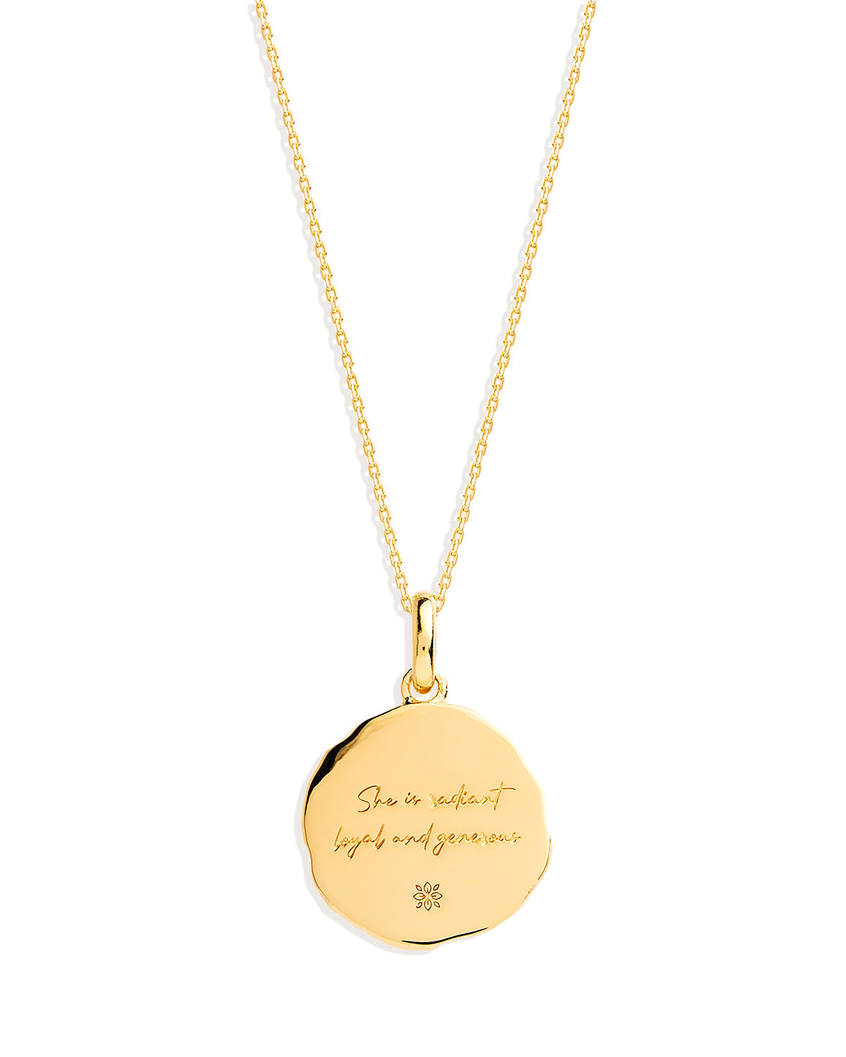 By Charlotte She Is Zodiac Necklace, Gold