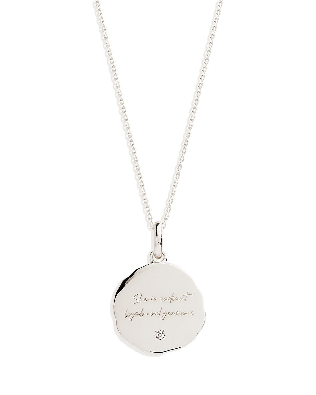 By Charlotte She Is Zodiac Necklace, Silver