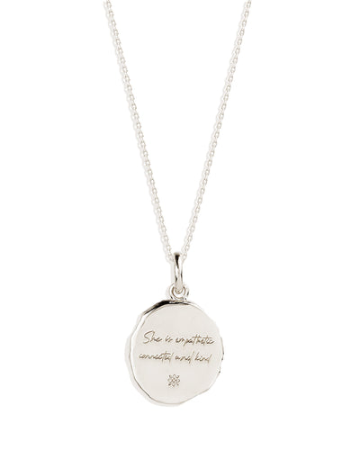 By Charlotte She Is Zodiac Necklace, Silver