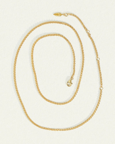 Temple of the Sun Constantine Chain Necklace, Gold