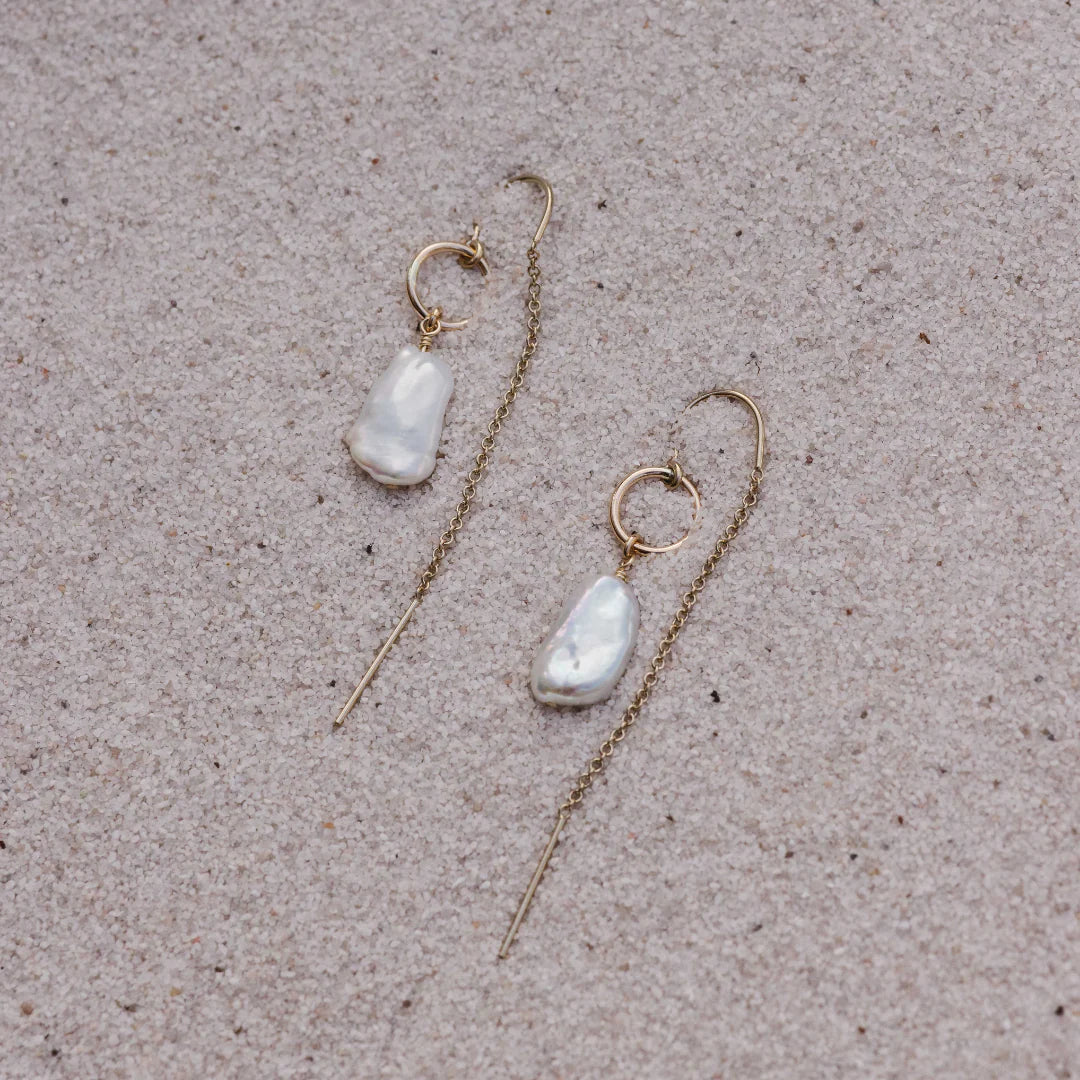 Alana Maria Dempsey Earrings, Gold