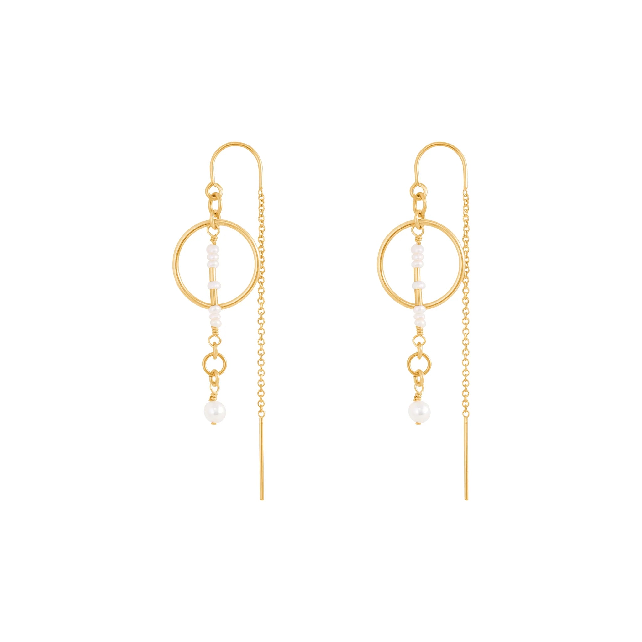 Alana Maria Gabrielle Earrings, Gold – Lily and Mitchell