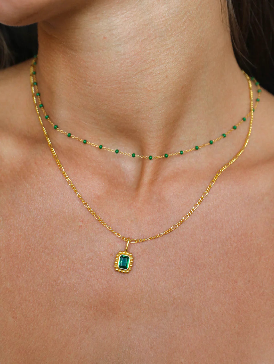 Avant Studio Tibi Necklace, Emerald