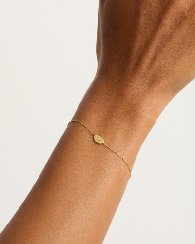 By Charlotte 14k Gold Shine your Light Bracelet