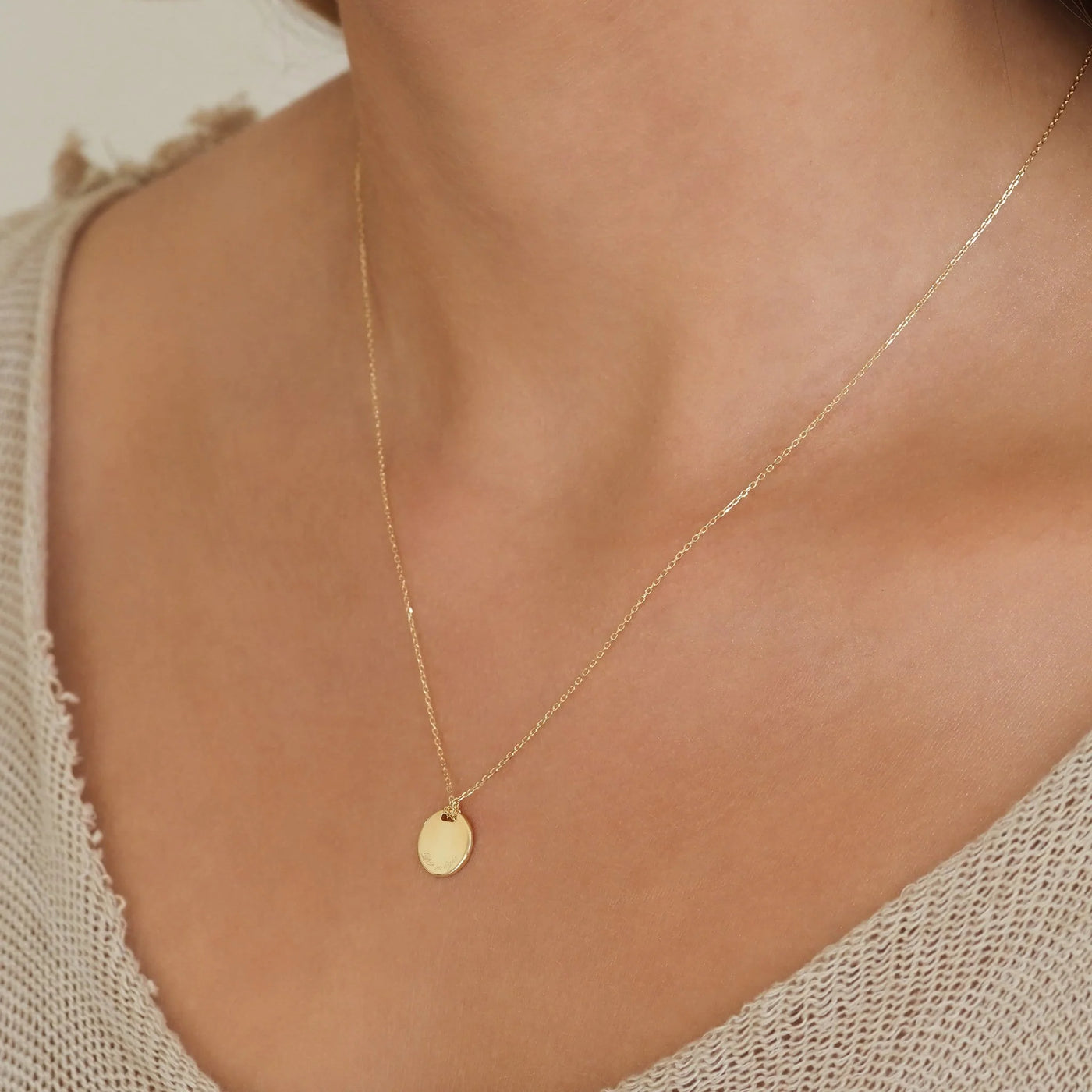 By Charlotte 14k Gold Live in Light Necklace