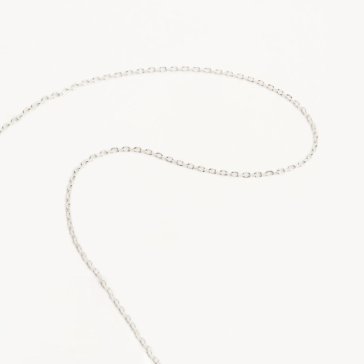 By Charlotte 14k White Gold 18" Signature Chain Necklace