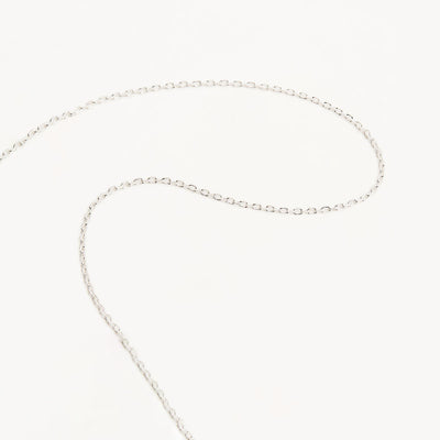 By Charlotte 14k White Gold 18" Signature Chain Necklace