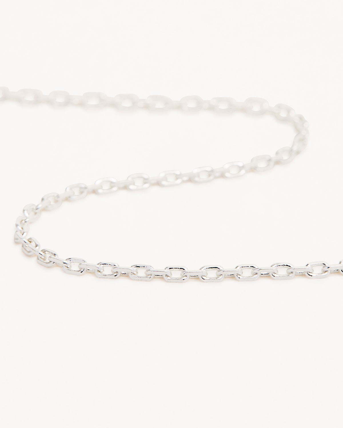By Charlotte 14k White Gold 18" Signature Chain Necklace