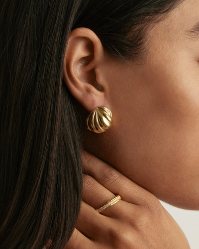 By Charlotte Ocean Dreaming Earrings, Gold