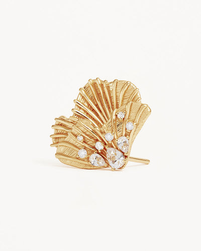 By Charlotte Ocean Whisper Statement Earrings, Gold