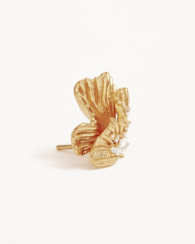 By Charlotte Ocean Whisper Statement Earrings, Gold