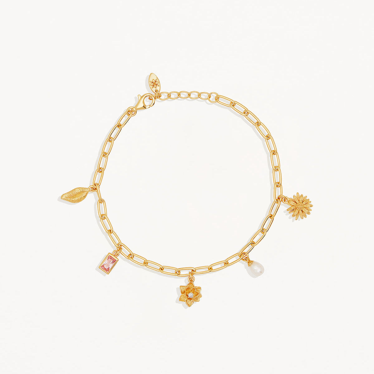 By Charlotte Bloom with Grace Bracelet, Gold