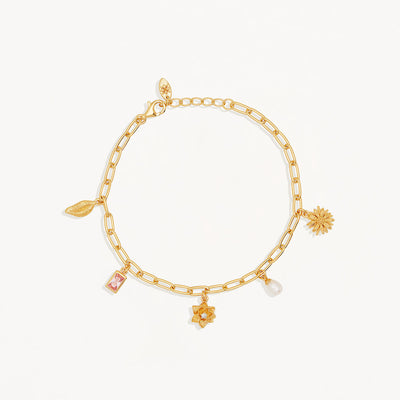 By Charlotte Bloom with Grace Bracelet, Gold