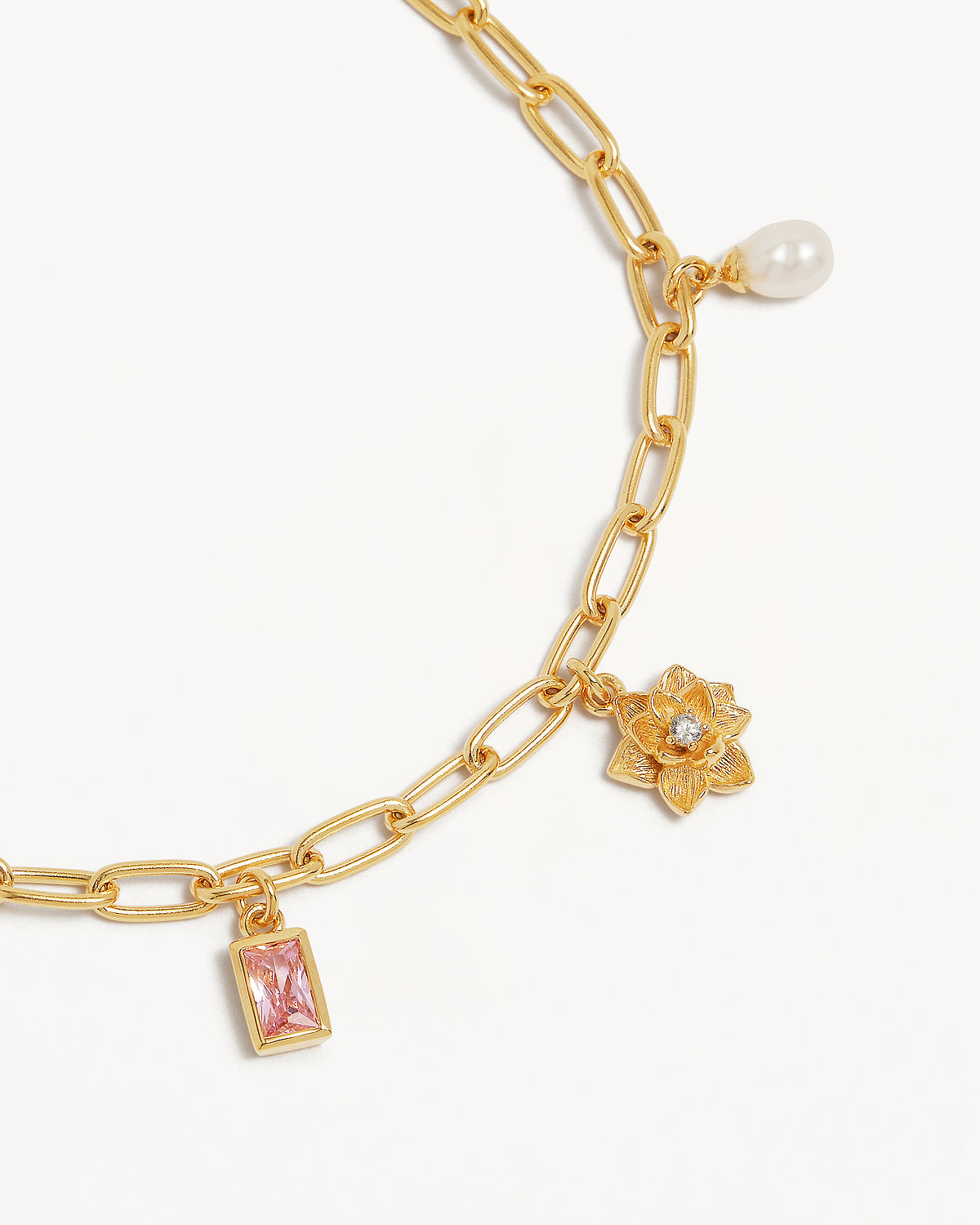 By Charlotte Bloom with Grace Bracelet, Gold