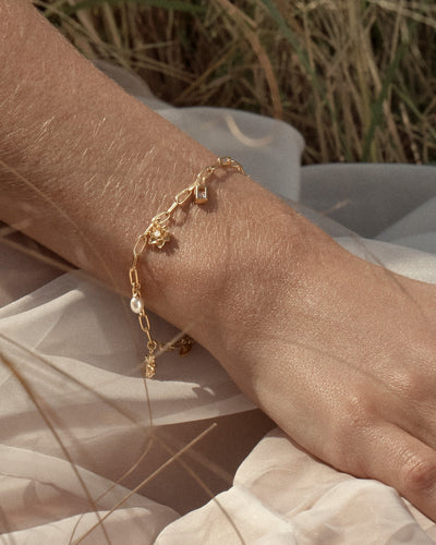 By Charlotte Bloom with Grace Bracelet, Gold