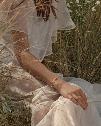 By Charlotte Bloom with Grace Bracelet, Gold