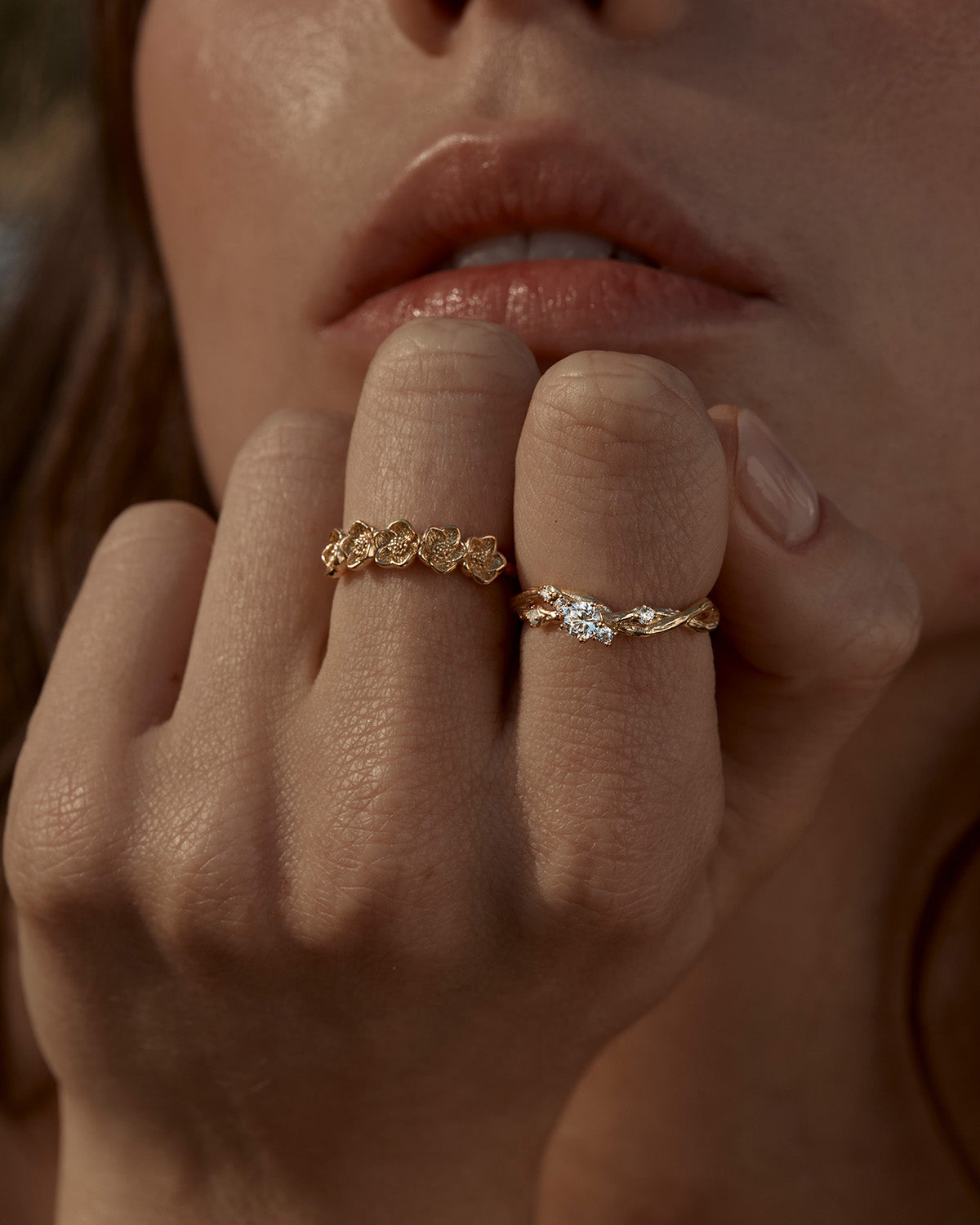 By Charlotte Bloom With Grace Ring, Gold