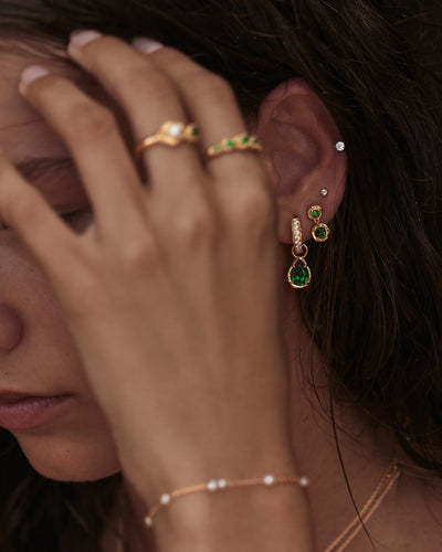 By Charlotte Depth of You Drop Earrings, Gold