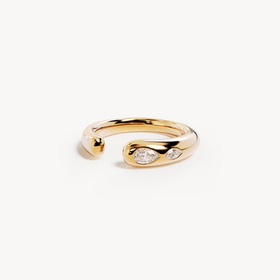 By Charlotte Dewdrop Ring, Gold