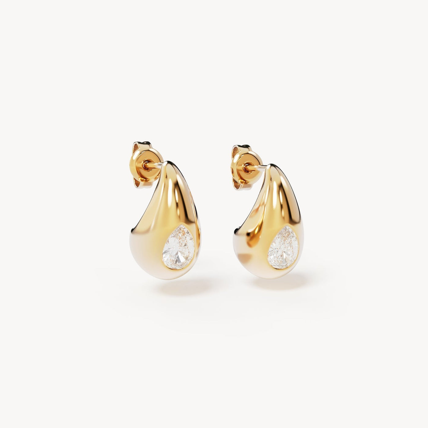 By Charlotte Dewdrop Earrings Small, Gold
