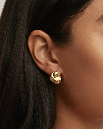 By Charlotte Drift Drop Earrings, Gold