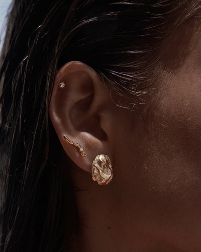 By Charlotte Drift Drop Earrings, Gold