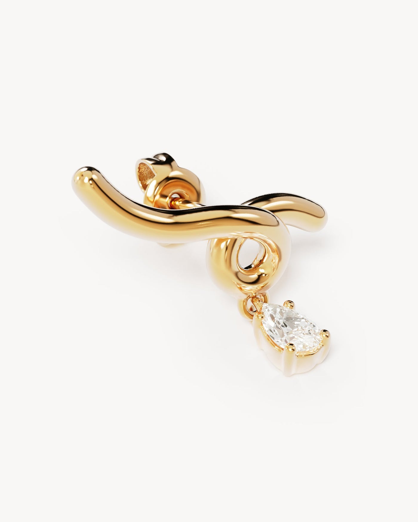 By Charlotte Entwined With You Earrings, Gold
