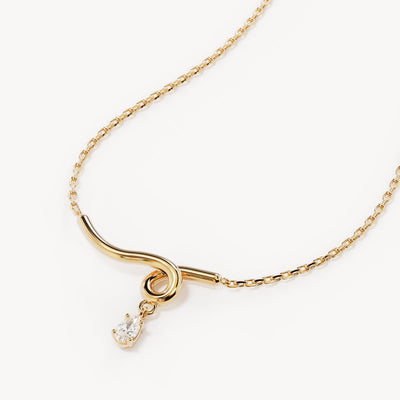 By Charlotte Entwined With You Necklace, Gold