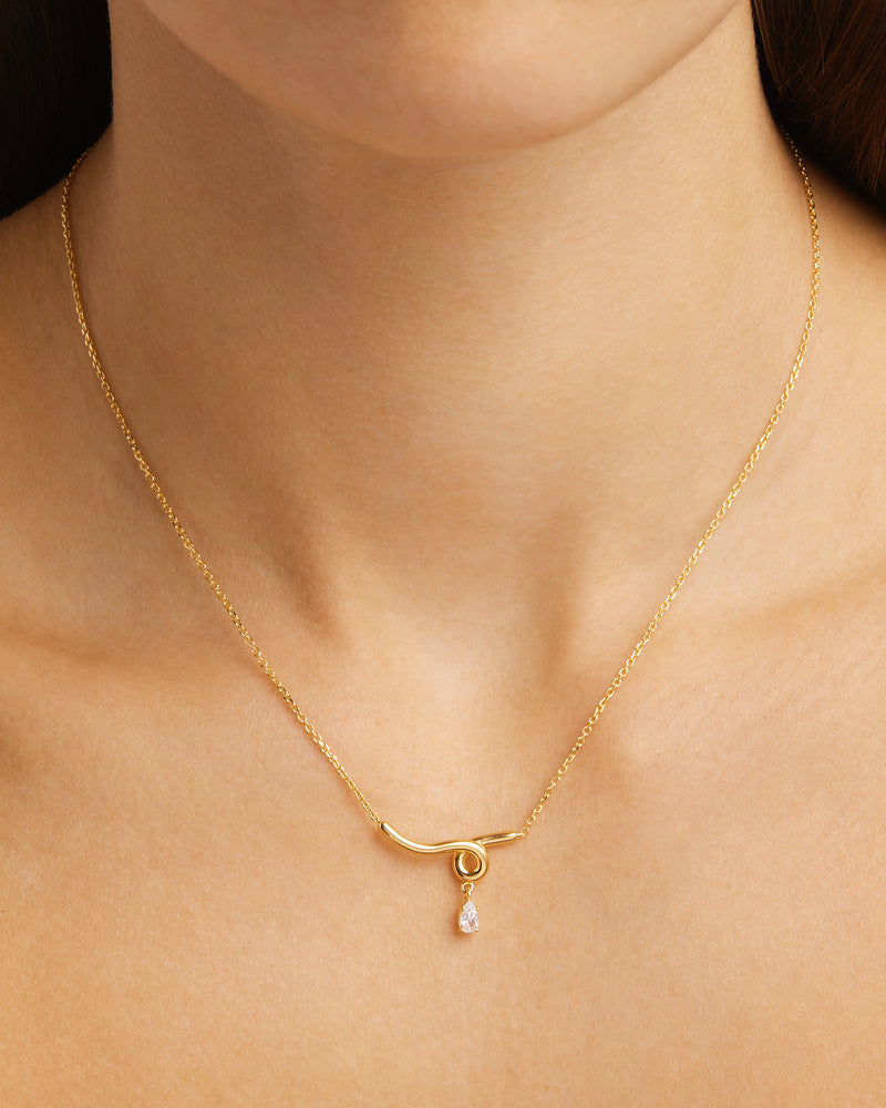 By Charlotte Entwined With You Necklace, Gold