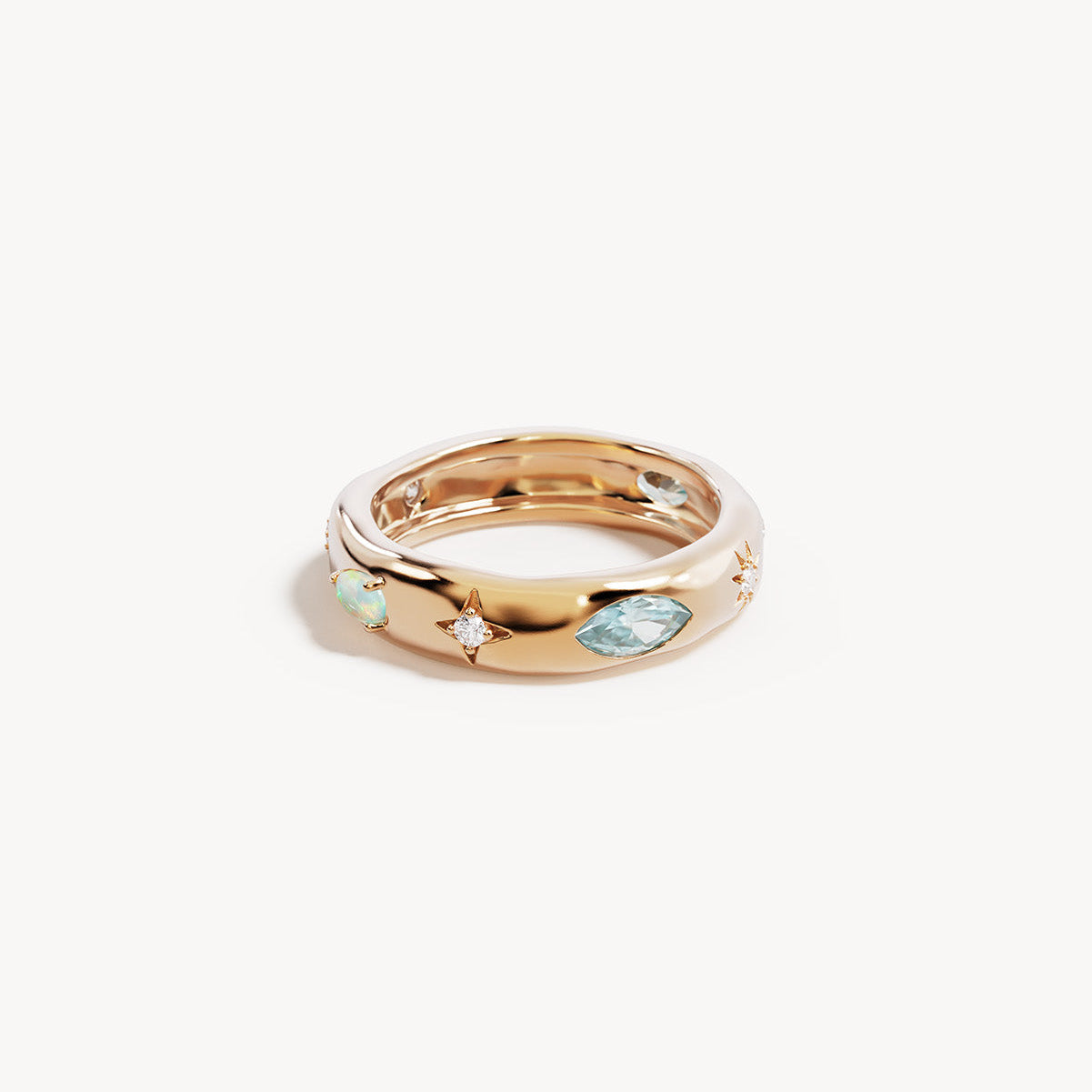 By Charlotte Hope and Protection Ring, Gold – Lily and Mitchell